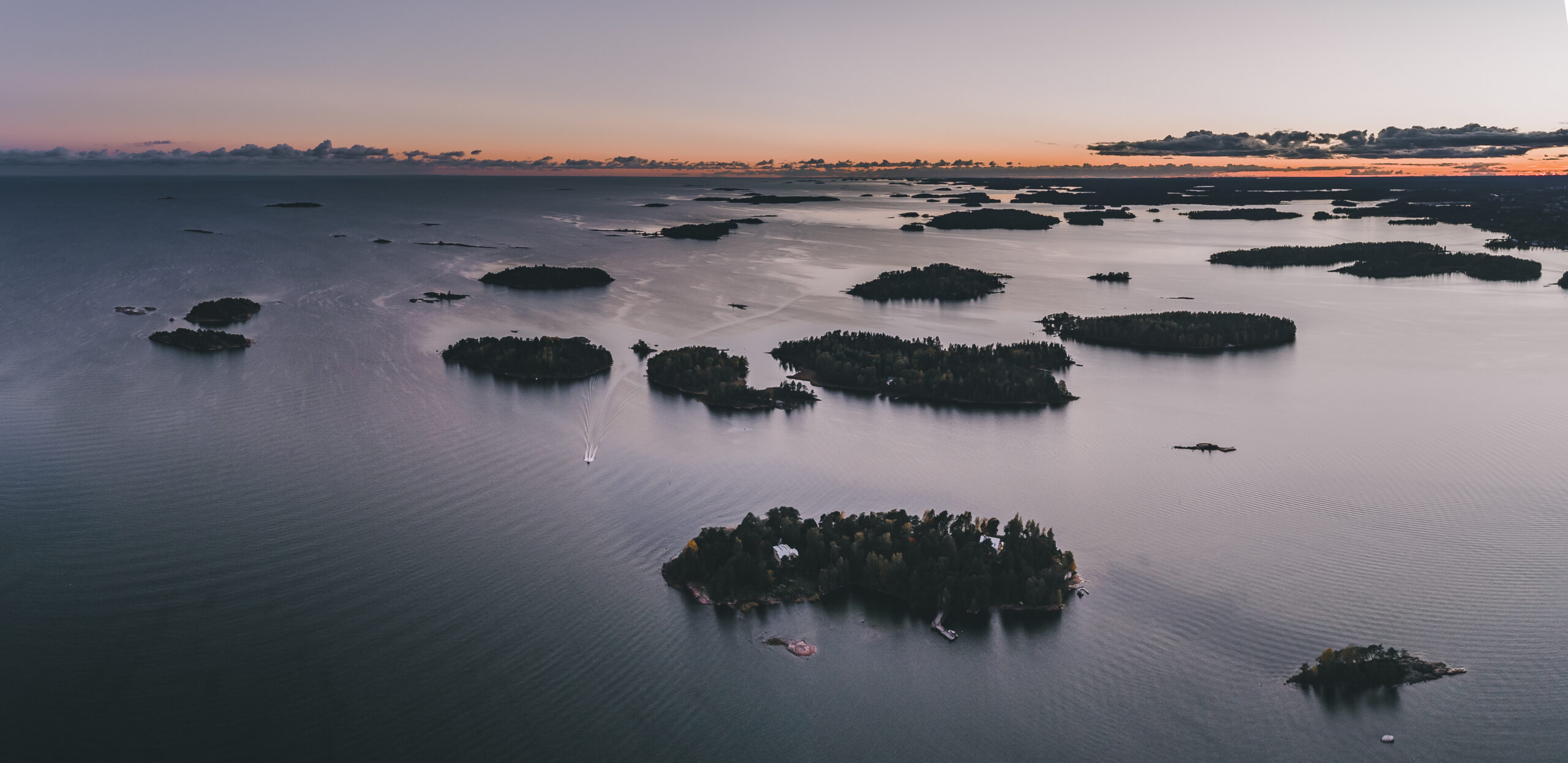 Image of the Finnish Archipelago, setting for The Tsarina's Lost Treasure.